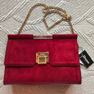 Red Dune London Clutch w/ Removable Chain Strap